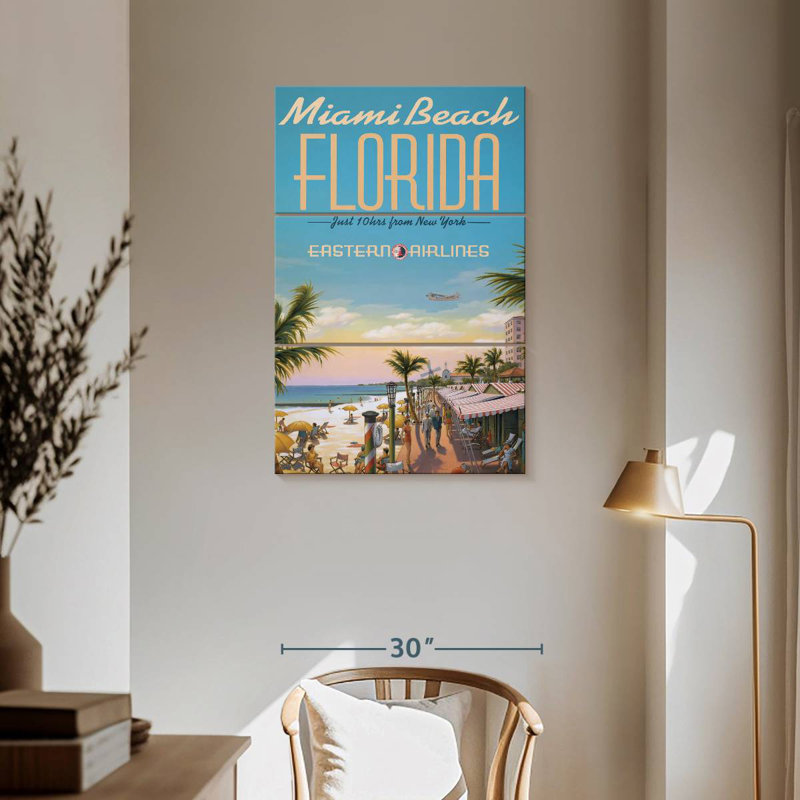 Nicci Miami Beach Florida, 32" H x 20" W