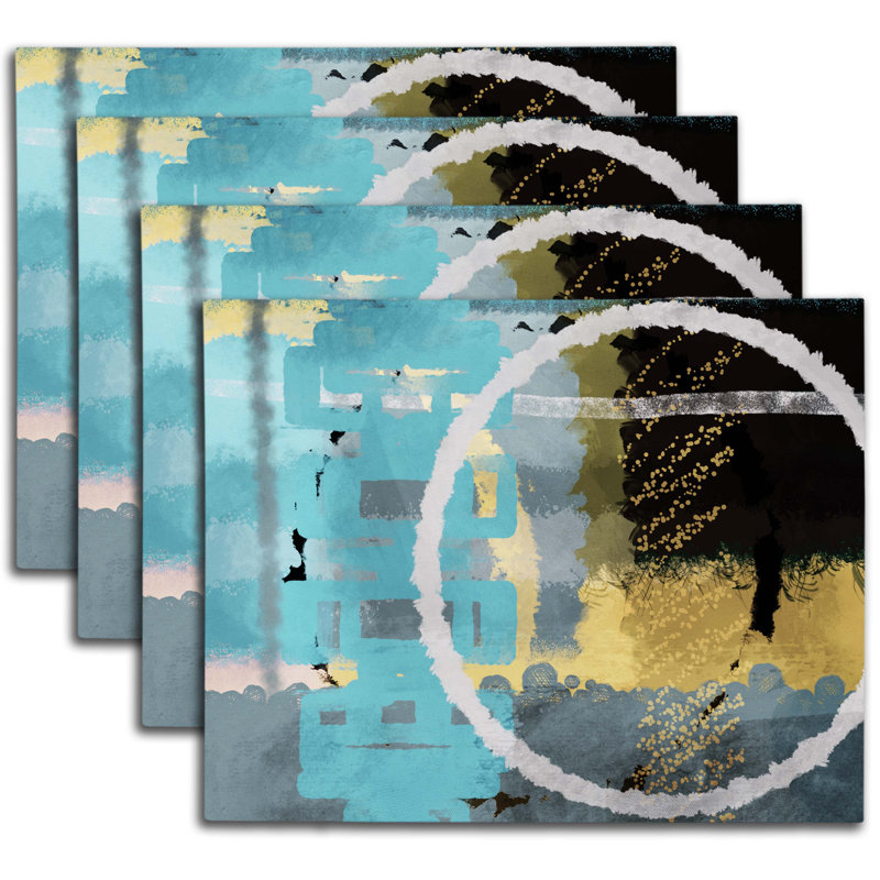 Napperon abstrait en polyester