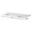 Frosinone 73" Double Bathroom Vanity Top-60496125