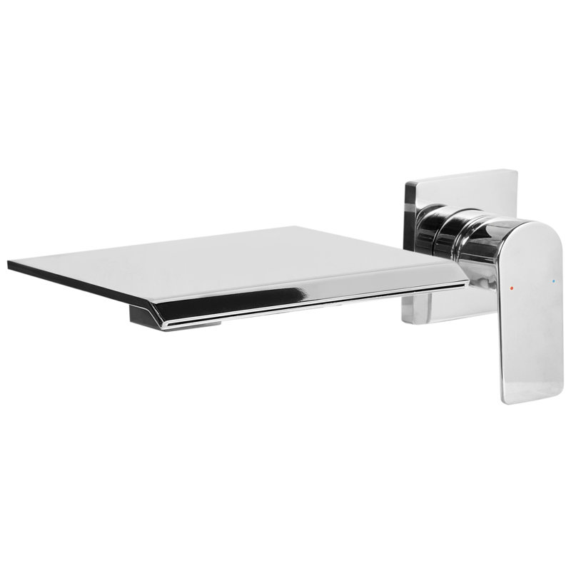 Wall Mounted Basin Mixer Tap APONWAO, Silver