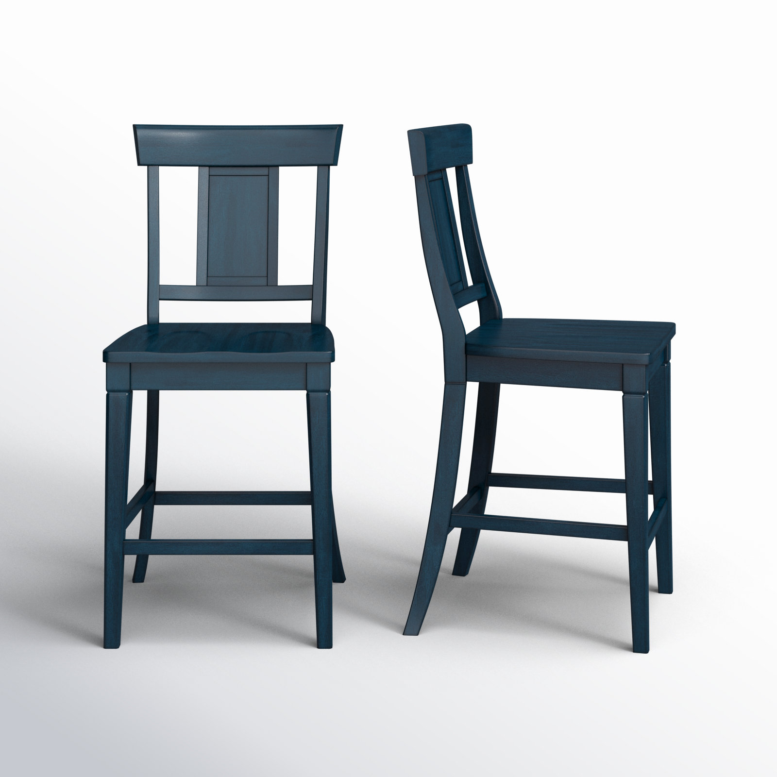 Fortville Bar and Counter Stool, Counter Stool (24.21" Seat Height), Antique Denim