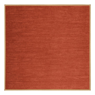 Machine Washable Solid Brown Area Rug