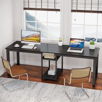 Metal Base Computer Desk