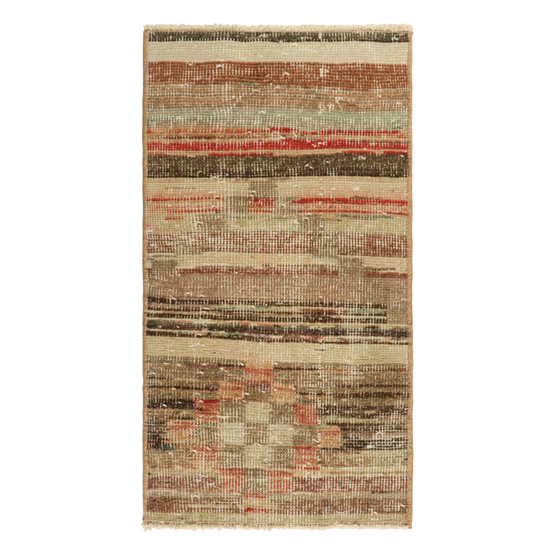 One-of-a-Kind 1'4"X 2'7" Hand Knotted Area Rug