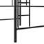 Lit mezzanine double avec bureau et tablettes-620870733