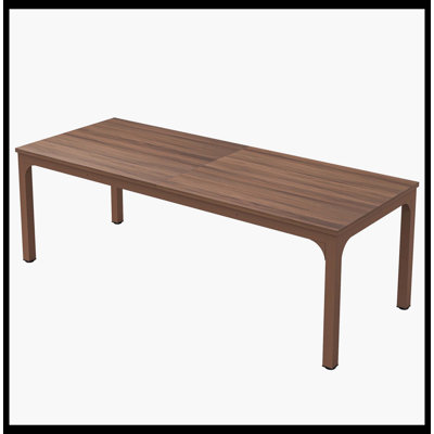 Table de salle à manger rectangulaire de 78 pouces de long pour 6 à 8 personnes