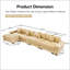 Très grand canapé modulaire Cloud