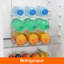 Ensemble de 2 bouteilles de rangement empilables, porte-bouteilles autoportant transparent pour armoire, grand porte-gobelet pour garde-manger, garde-bouteilles en plastique pour réfrigérateur, 3 niveaux