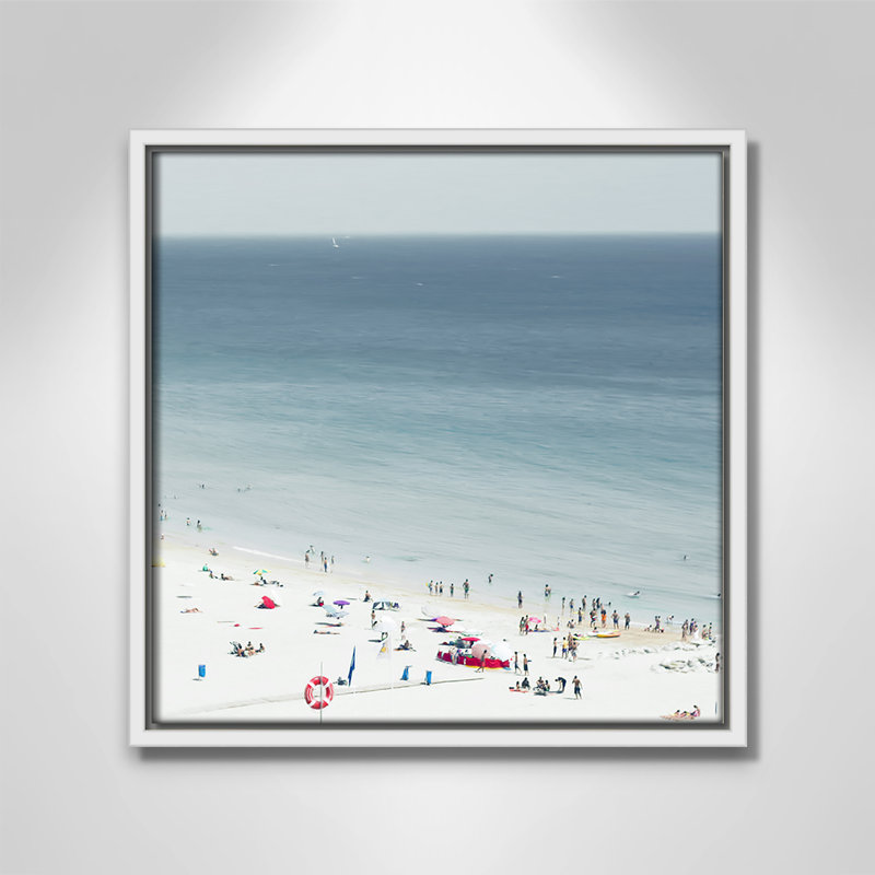 Monier Sesimbra II by Ingrid Beddoes - Print, White Framed Canvas, 13.5" H x 13.5" W x 2" D