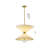 Transitional 8-Light Glass Pendant 