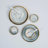 Preciosa Modern Nordic Style Golden Border Marble & Ceramic Tableware Sets