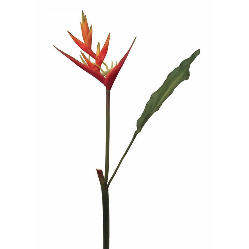 Fleur artificielle Heliconia (oiseau du paradis)