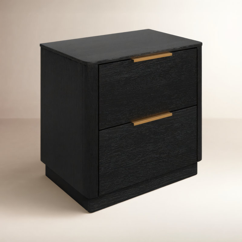 Tahani 2 - Drawer 23" Nightstand, Black