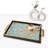 Elegant Glass Tray, 19.7 x 11.4 x 1.4 inches | 100% Durable Glass Construction | Easy to Clean with Damp Cloth | Ideal for Serving, Decorative Display, and Organizing | Stylish Addition to Home Décor-915553832