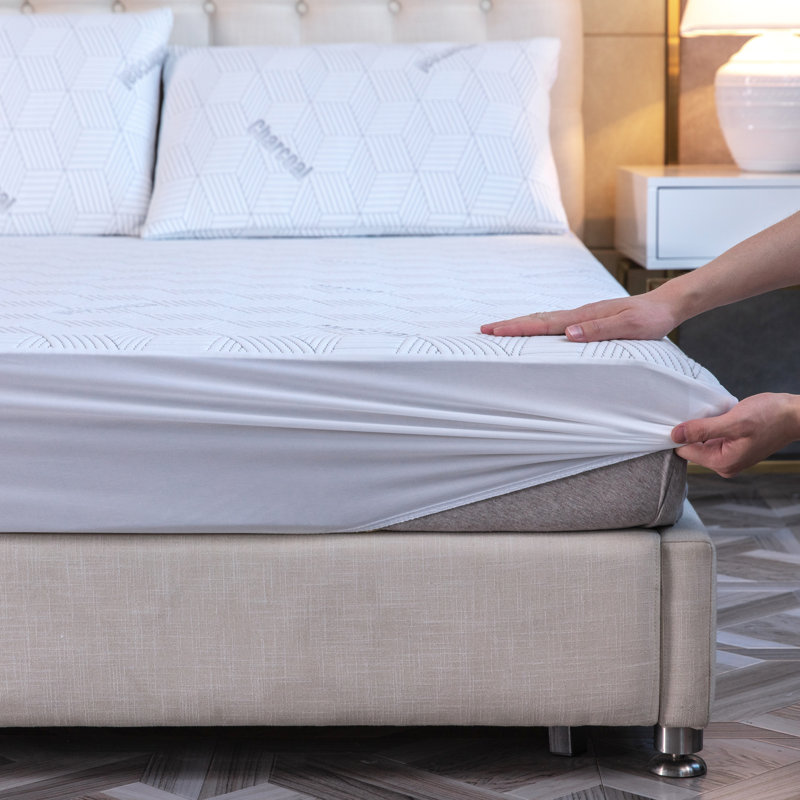 Hedgerley Waterproof Fitted Mattress Protector Mattress Protector Case Pack, Queen