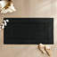 1 tapis de salle de bain réversible 100% coton 3000 g / m² touffeté 3000 g / m²-502552368