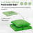 Outdoor 19 x 19 x 3.5 Inch High-Density Foam Cushion Set with Water-Repellent & UV-Resistant Cover for Outdoor Seat-1656903514-1656903512