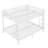 Metal Full XL Over Full XL Bunk Bed for Teens and Adults, Space-Saving, Noise-Reduced, No Box Spring Needed