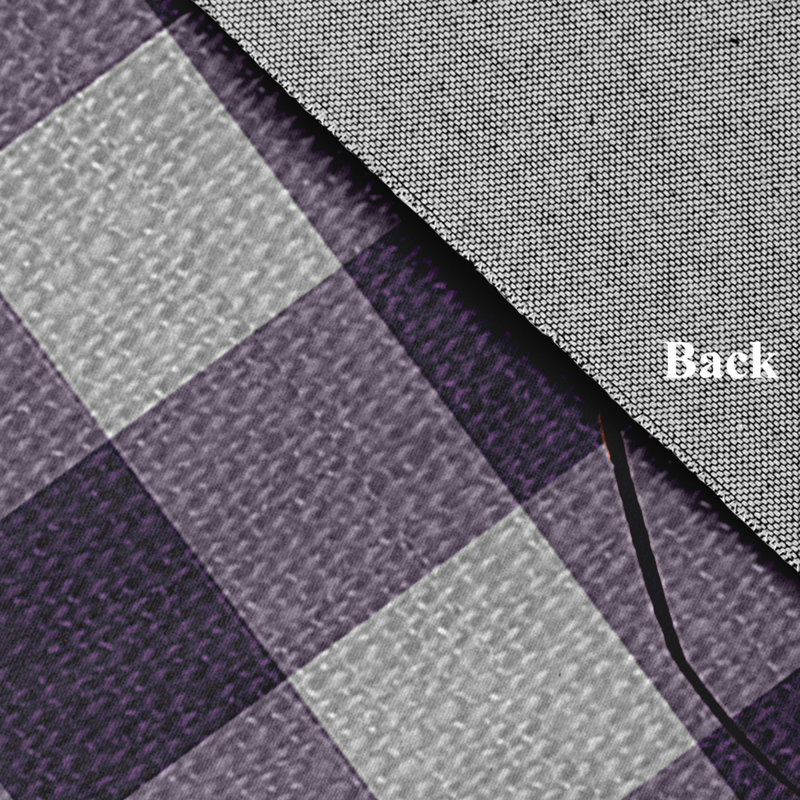Jonkan Chenille Plaid Indoor Rug, Round 5'