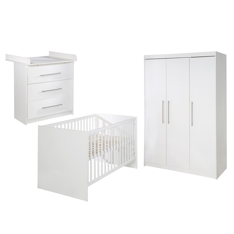 Maren Convertible 3 -Piece Nursery Furniture Set