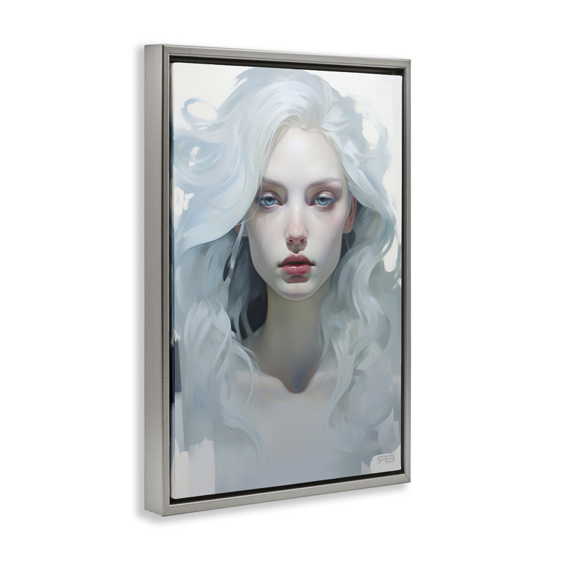 Toile flottante encadrée Flooater par Roozbeh Bahramali, Cadre flottant gris lustré, H 31 po x l 21 po