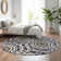 Premium Machine Washable Cerrito Black Rug