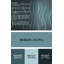 Laine et polyester bleu marine abstraits tissé à la machine Tapis décoratif-203424819