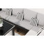 Contemporain 7 meubles de patio avec une conception ergonomique à haut dossier, des coussins imperméables, une structure résistante aux intempéries, un siège pour 10 personnes ou plus, une structure de siège