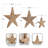 Decorative Three-Piece Wooden Stars-112558583