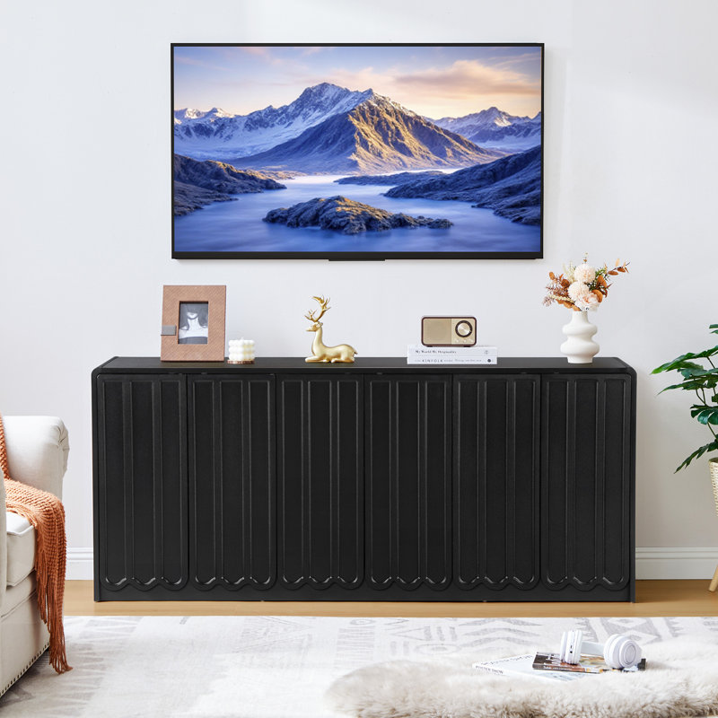 6 - Door Accent Cabinet, Walnut