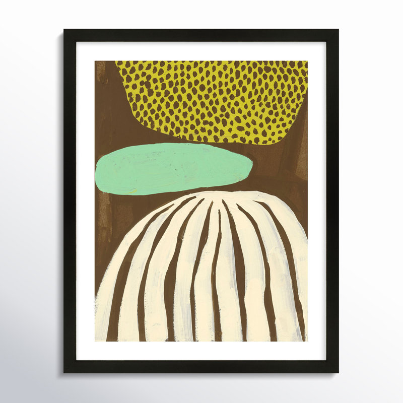 Sea Petal Painting by Andrea Stokes, 38" H x 30" W, Black Framed