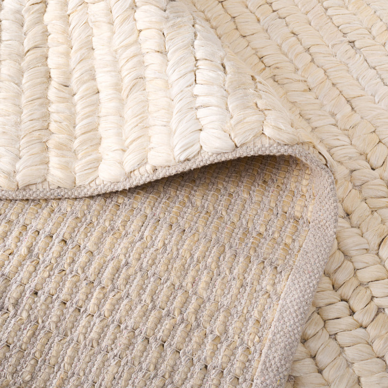 Ralph Lauren Bajada Jute, Cotton Solid Color Rug, Rectangle 5' x 8'