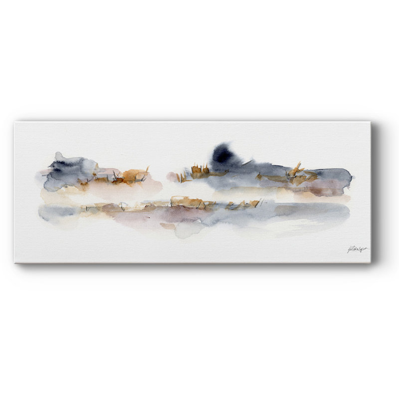 Toile tendue Reed & Cattails I-Gallery, H 24 po x l 60 po x P 1,5 po