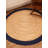 Wiedman Hand Woven Jute Eco-Friendly Solid Area Rugs - Round, Beige Blue Color, Contemporary Modern Design, Low Pile, Natural Fiber, Outdoor Indoor Handmade Area Rugs for Living Room, Bed Room-1377631790