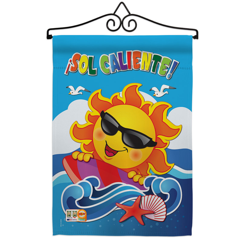 Double Sided 18.5'' H x 13'' W Polyester Flag Set