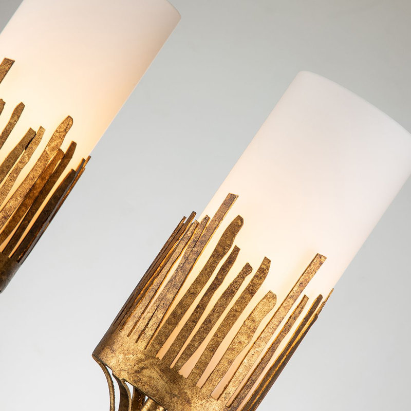 Sawgrass 2 Light Armed Sconce, Gold
