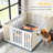 Multi-Breed Whelping Box With Adjustable Heat Lamp