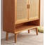 Armoire à chaussures moderne en bois de cerisier minimaliste moderne
