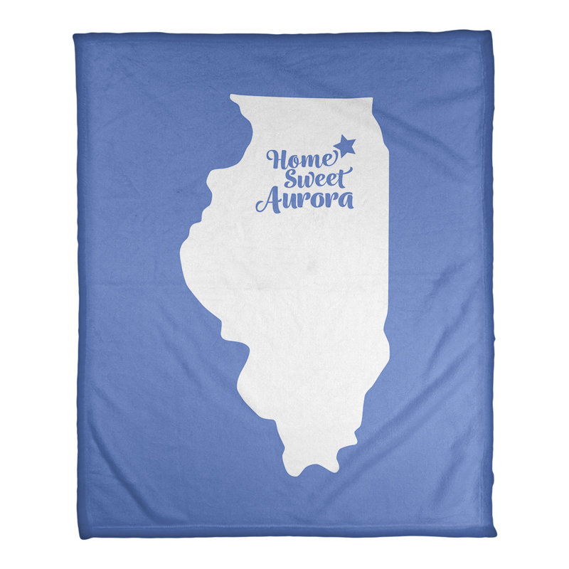 Couverture polaire pour bangor home, 30" x 40", Bleu