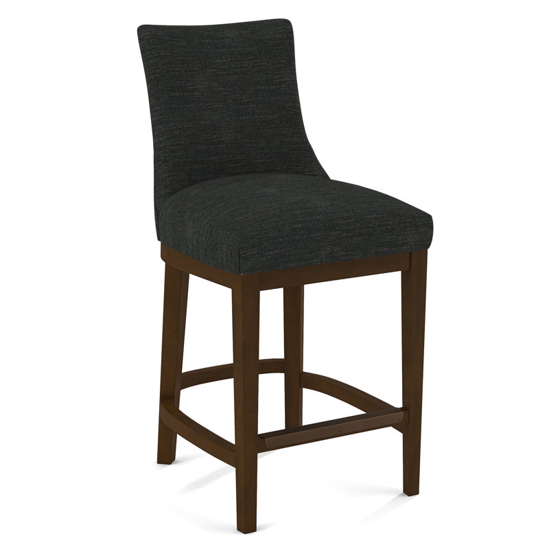 Upholstered Stool, 61536-78, Pecan