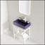 Meuble-lavabo autoportant de 24 po avec lavabo en céramique, pieds en métal ouverts et tablettes de rangement, finition blanche brillante pour les salles de bain modernes-1658727297-1658727303