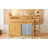 Loft Bed with Storage Cabinet,Wardrobe and LED-1852917031-1852917025