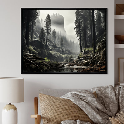 Beren " Sequoia and Kings of Forest II " Mixed Media and Color Photography Print