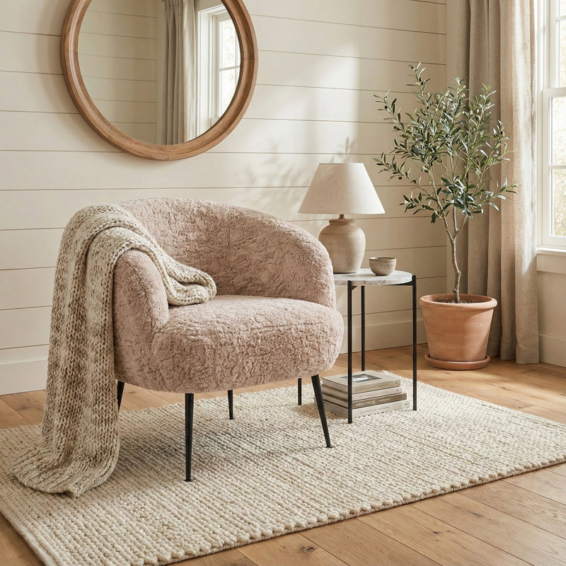 Bedroom Chair, Beige
