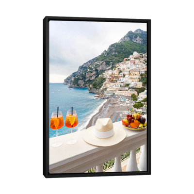 La Dolce Vita Positano - reproduction d'art murale encadrée