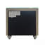 Table de chevet beige en velours