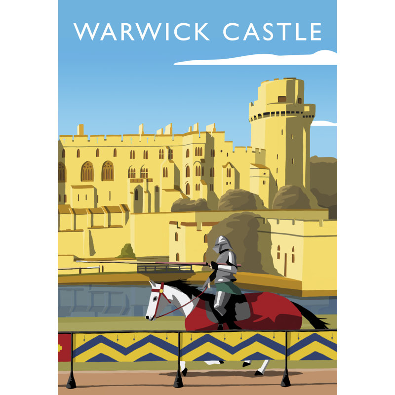 'Warwick Castle' by Richard O'Neil - Print, No Frame, 40 cm H x 30 cm W x 1 cm D
