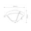 Tory Lane Glass Flush Mount-10960176