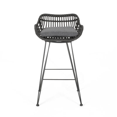 Tabouret de bar en rotin