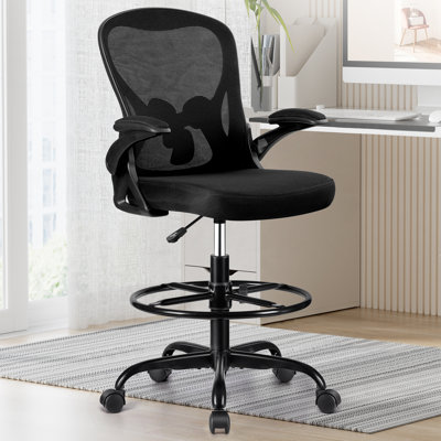 Chaise de dessinateur en filet Kyanna